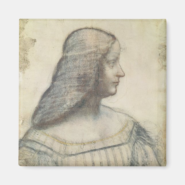 Imán Retrato de Isabella de Este (Frente)