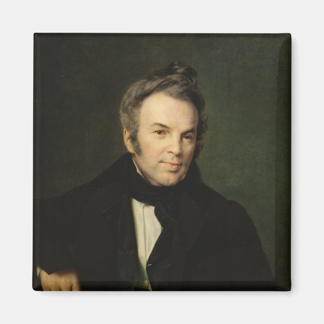 Imán Retrato de Ivan Lazhechnikov, 1834 (Frente)