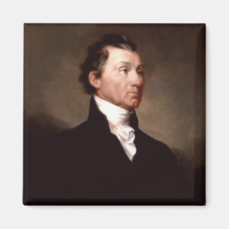 Imán Retrato de James Monroe, primer presidente norteam