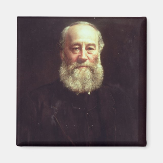 Imán Retrato de James Prescott Joule (Frente)