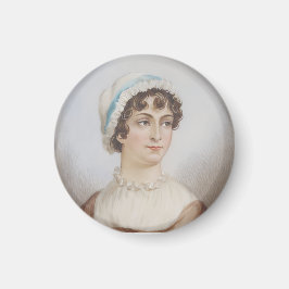 Imán retrato de Jane Austen