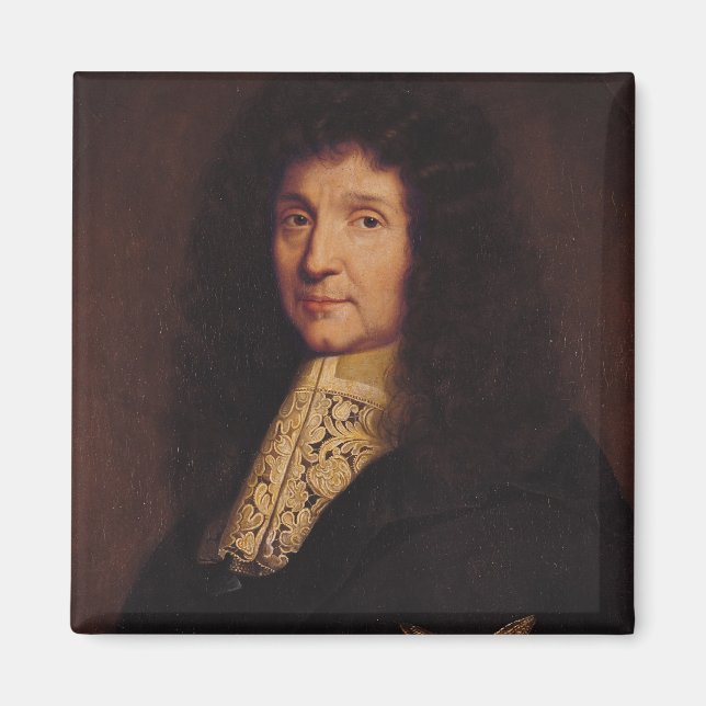 Imán Retrato de Jean-Baptiste Colbert de Torcy 1667 (Frente)