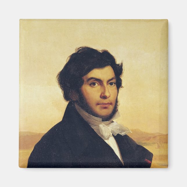 Imán Retrato de Jean-Francois Champollion 1831 (Frente)