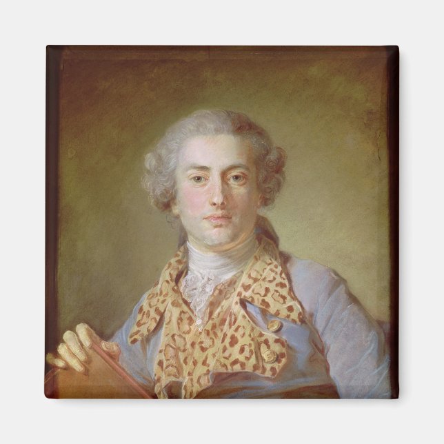 Imán Retrato de Jean-Georges Noverre , 1764 (Frente)