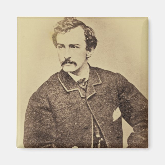 Imán Retrato de John Wilkes Booth | 1861-65 (Frente)