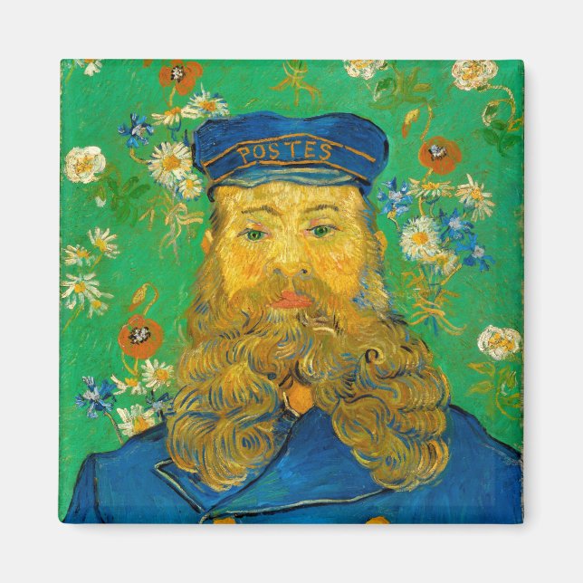 Imán Retrato de Joseph Roulin | Vincent van Gogh (Frente)
