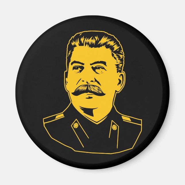 Imán Retrato de Joseph Stalin (Frente)
