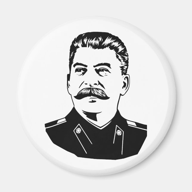 Imán Retrato de Joseph Stalin (Frente)