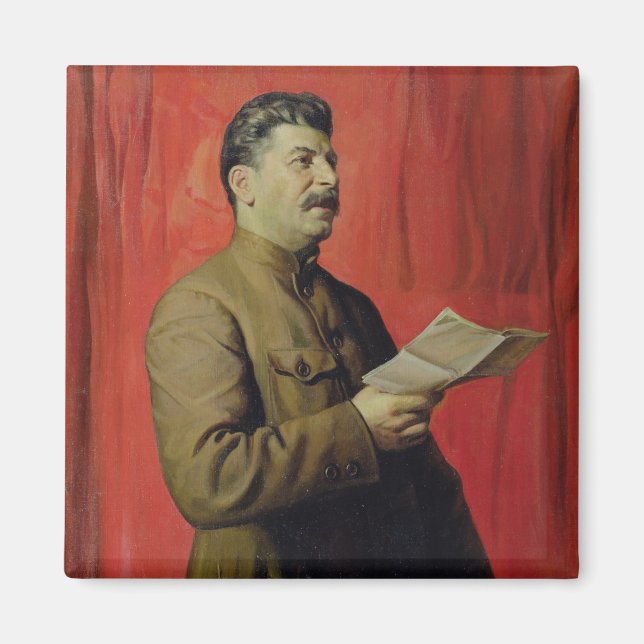 Imán Retrato de Josif Stalin, 1933 (Frente)