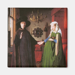 Imán Retrato de Juan Arnolfini y su esposa