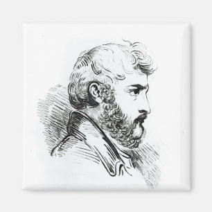 Imán Retrato de Juan Lewis Burckhardt