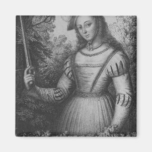 Imán Retrato de Juana de Arco