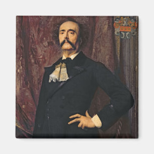 Imán Retrato de Julio Barbey d'Aurevilly 1881