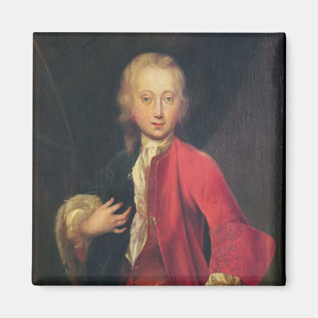 Imán Retrato de la Comte Maurice de Saxe (Frente)