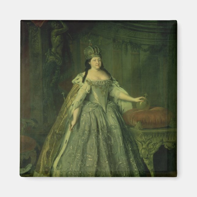 Imán Retrato de la emperatriz Anna Ivanovna 1730 (Frente)