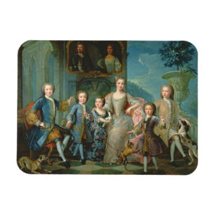 Imán Retrato de la familia del duque de Valentinois