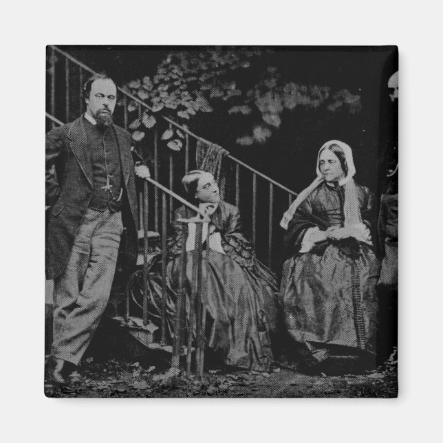 Imán Retrato de la familia Rossetti, 1864 (Frente)