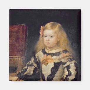 Imán Retrato de la infanta Maria Marguerita 1654