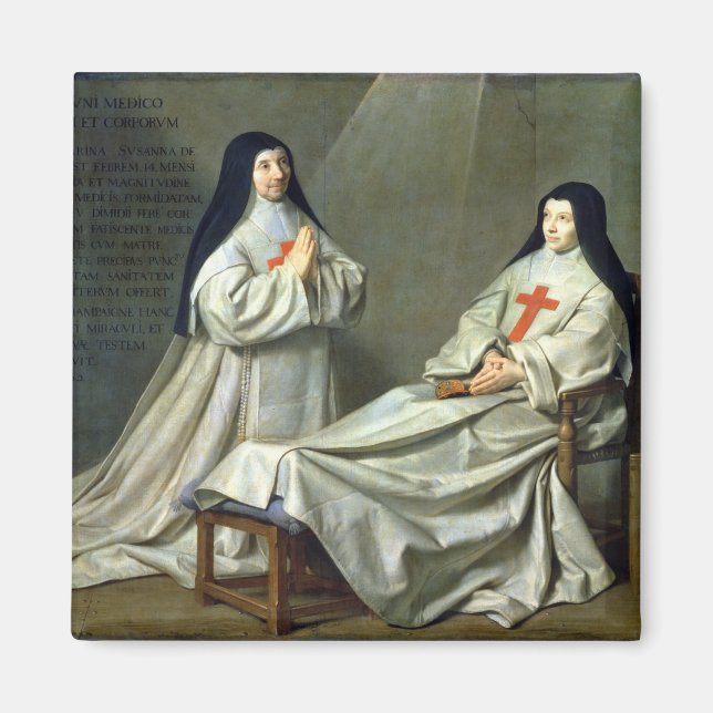 Imán Retrato de la Madre Catherine-Agnes (Frente)