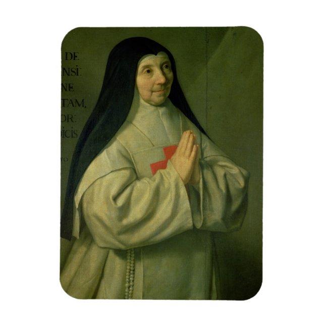 Imán Retrato de la Madre Catherine-Agnes Arnauld (1593- (Vertical)
