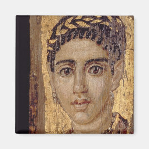 Imán Retrato de la momia de una mujer, de Fayum,