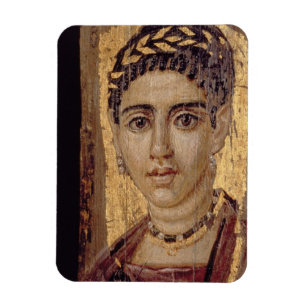 Imán Retrato de la momia de una mujer, de Fayum,