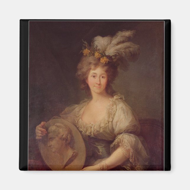Imán Retrato de la princesa Anne Biron de Courland (Frente)