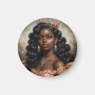 Imán Retrato de la Princesa Negra