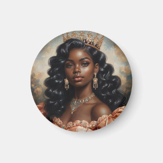 Imán Retrato de la Princesa Negra