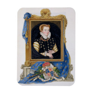 Imán Retrato de la reina de Maria de escocés (1542-87)