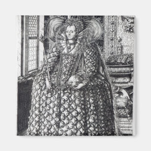 Imán Retrato de la reina Elizabeth I