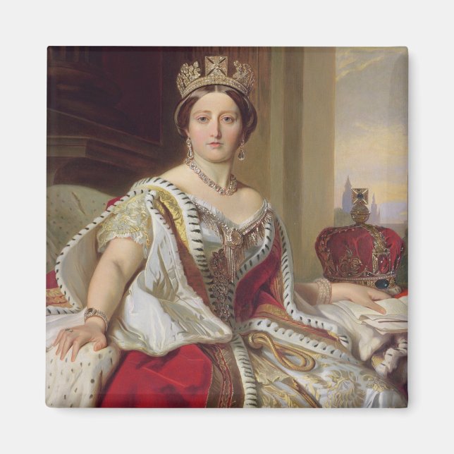 Imán Retrato de la Reina Victoria (1819-1901) 1859 (pet (Frente)