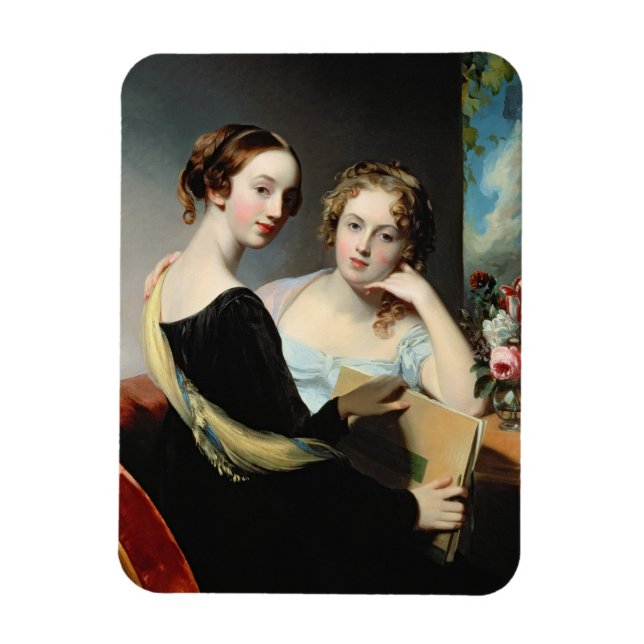 Imán Retrato de las hermanas McEuen, después de 1823 (Vertical)