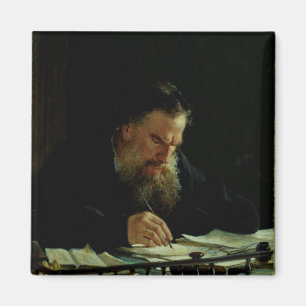 Imán Retrato de Lev Tolstoy