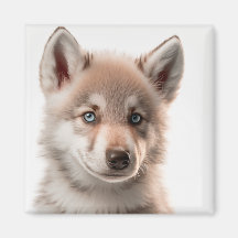 Retrato de Lobo Infantil Cute | Recolectable