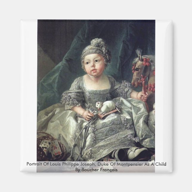 Imán Retrato De Louis Philippe Joseph (Frente)