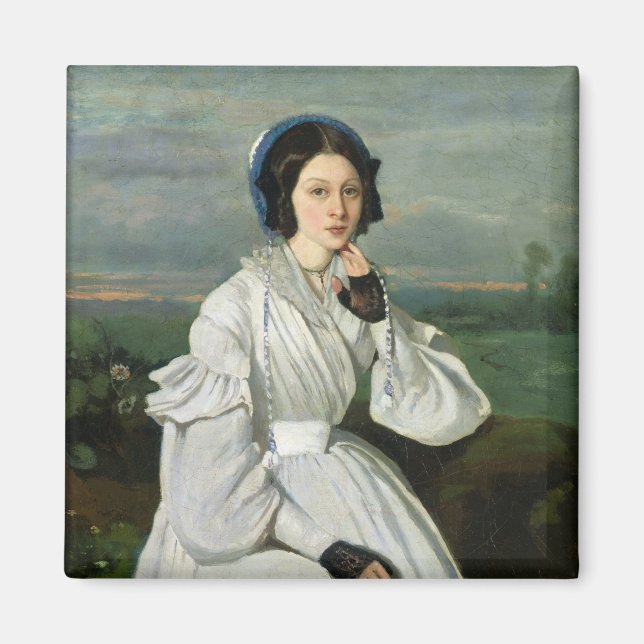 Imán Retrato de Louise Claire Sennegon (Frente)