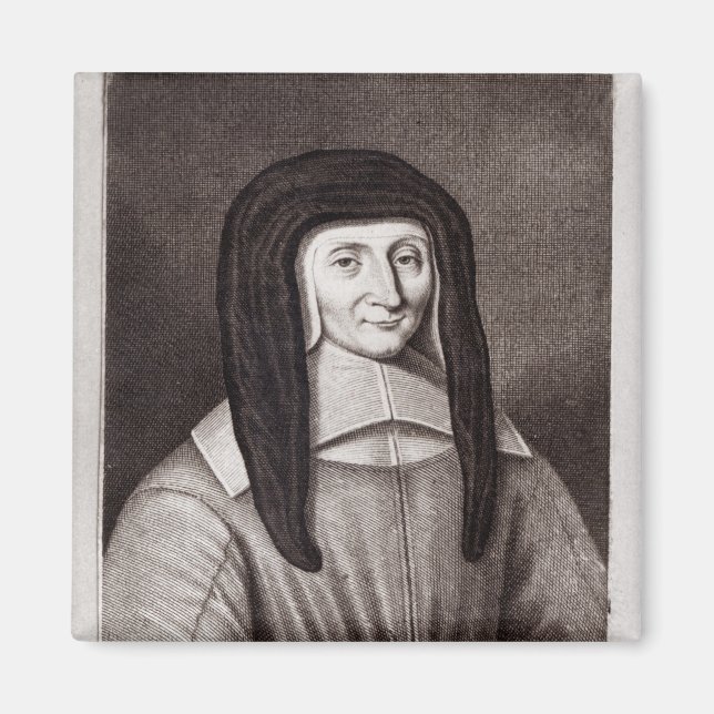 Imán Retrato de Louise de Marillac (Frente)
