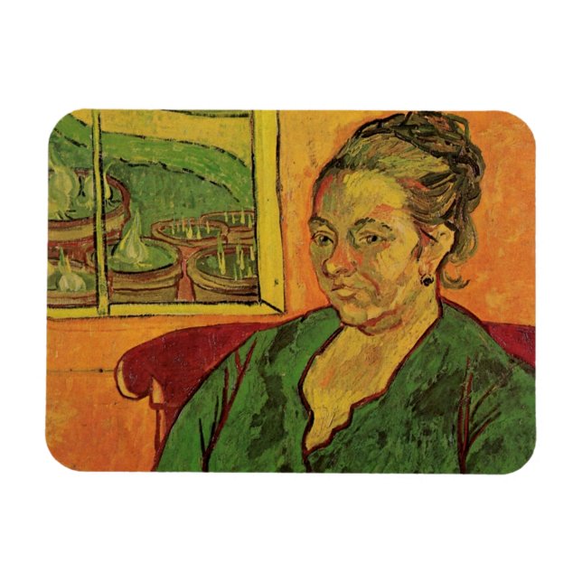 Imán Retrato de Madame Augustine Roulin | 1888 (Horizontal)