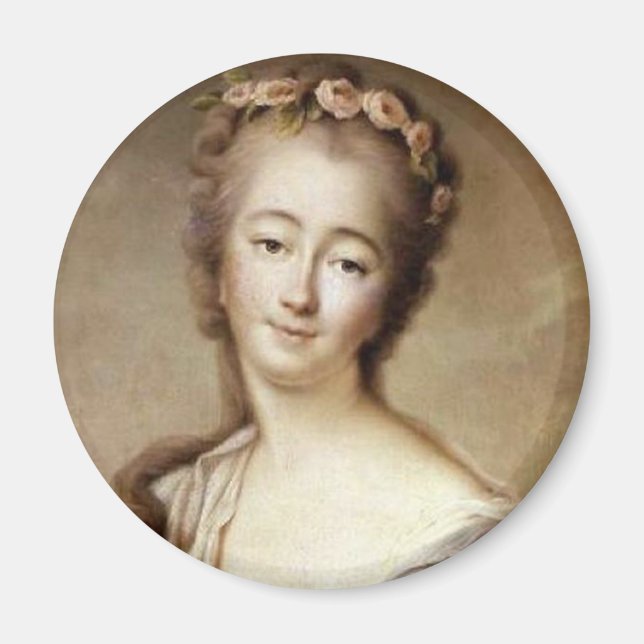 Imán Retrato de Madame du Barry (Frente)