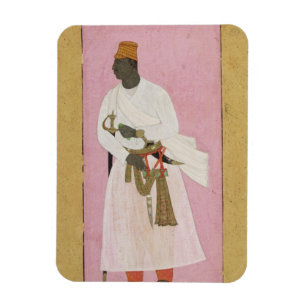 Imán Retrato de Malik Amber, inscrito en Deva