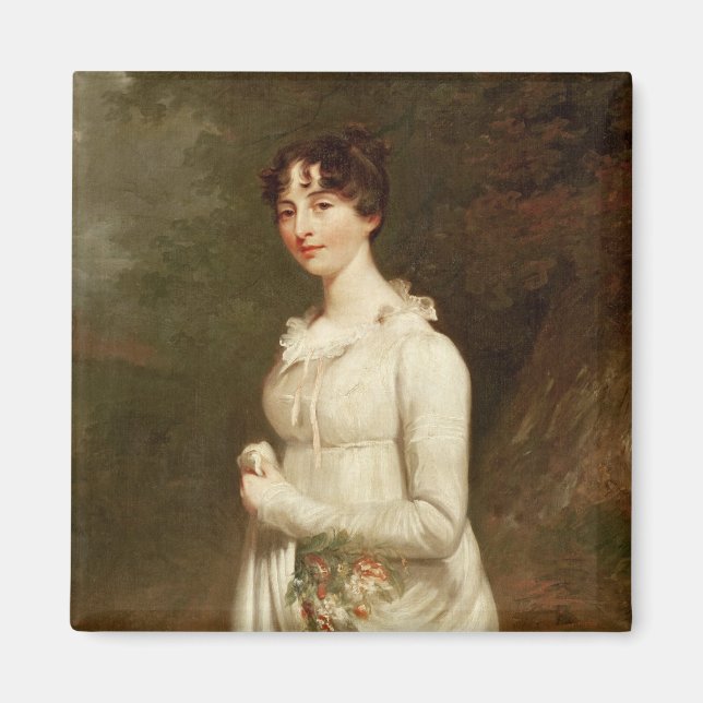 Imán Retrato de Marcia. B. Fox (Frente)