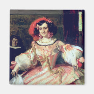 Imán Retrato de María Guerrero