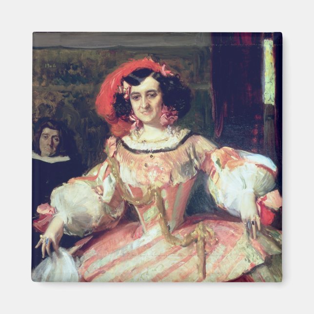 Imán Retrato de María Guerrero (Frente)