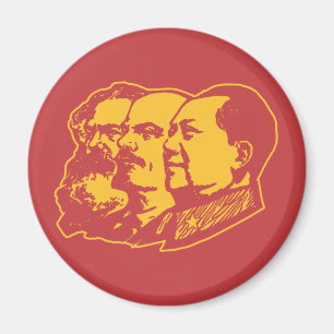 Imán Retrato de Marx Lenin Mao