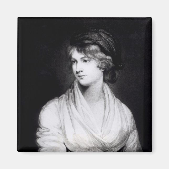 Imán Retrato de Mary Wollstonecraft Godwin (Frente)