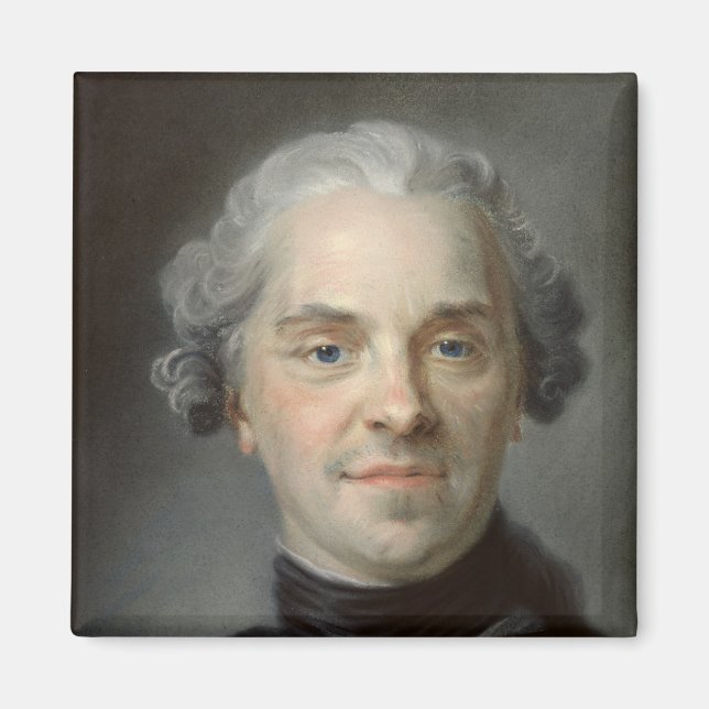 Imán Retrato de Maurice, Comte de Saxe 1747 (Frente)