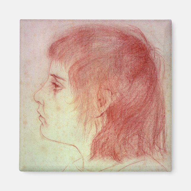 Imán Retrato de Maurice Utrillo como niño (Frente)