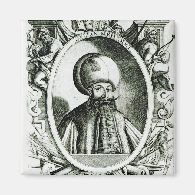Imán Retrato de Mehmet III (Frente)