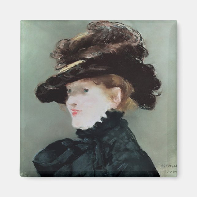 Imán Retrato de Mery Laurent 1882 (Frente)